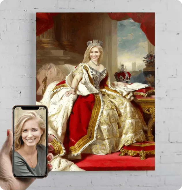 turn me royal queen portraits